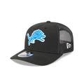 Detroit Lions NFL New Era Men Black 9Seventy Stretch Trucker Snapback product image 1, provided for visual reference and