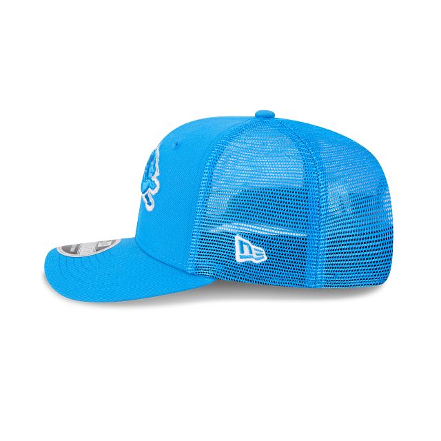 Detroit Lions NFL New Era Men Light Blue 9Seventy Stretch Trucker Snapback product image 5, provided for visual reference