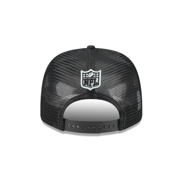 Las Vegas Raiders NFL New Era Men Black 9Seventy Stretch Trucker Snapback product image 2, provided for visual reference and