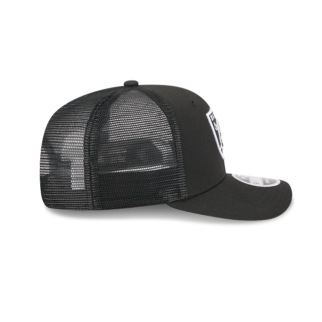 Las Vegas Raiders NFL New Era Men Black 9Seventy Stretch Trucker Snapback product image 4, provided for visual reference and