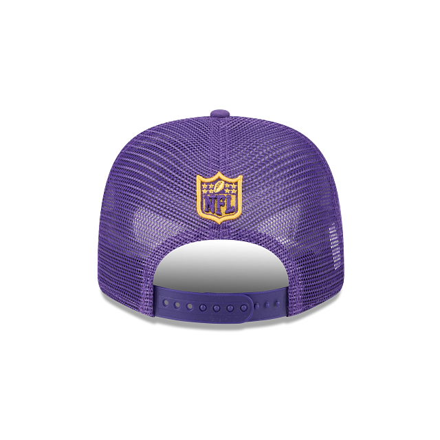 Minnesota Vikings NFL New Era Men Purple 9Seventy Stretch Trucker Snapback product image 2, provided for visual reference