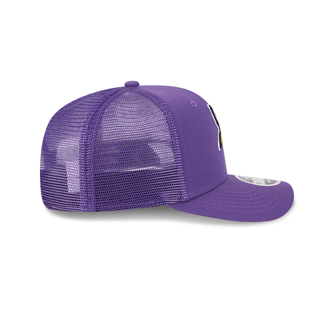 Minnesota Vikings NFL New Era Men Purple 9Seventy Stretch Trucker Snapback product image 4, provided for visual reference