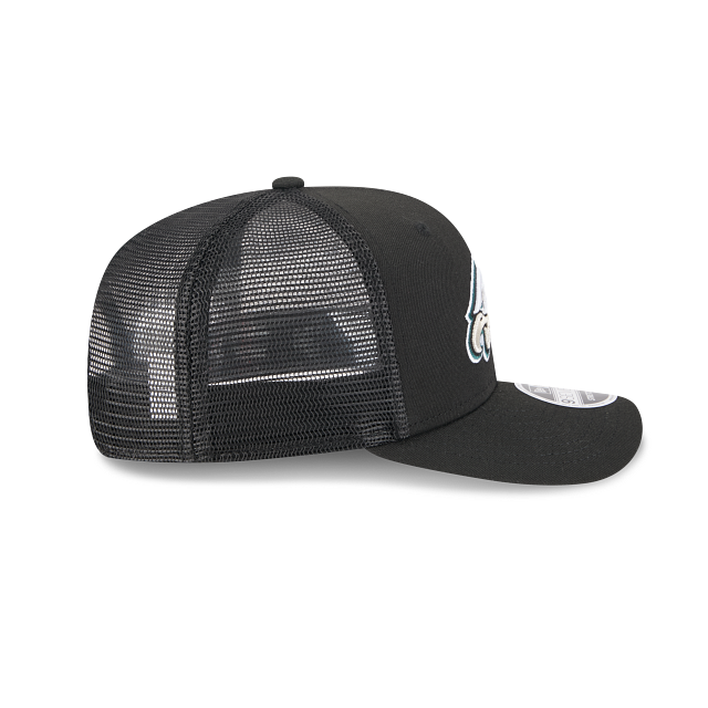 Philadelphia Eagles NFL New Era Men Black 9Seventy Stretch Trucker Snapback product image 4, provided for visual reference