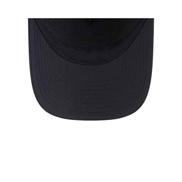 Edmonton Oilers NHL New Era Men Black 9FORTY M-Crown A-Frame Minimalist Trucker Hat product image 5, provided for visual