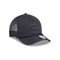 Edmonton Oilers NHL New Era Men Black 9FORTY M-Crown A-Frame Minimalist Trucker Hat product image 1, provided for visual