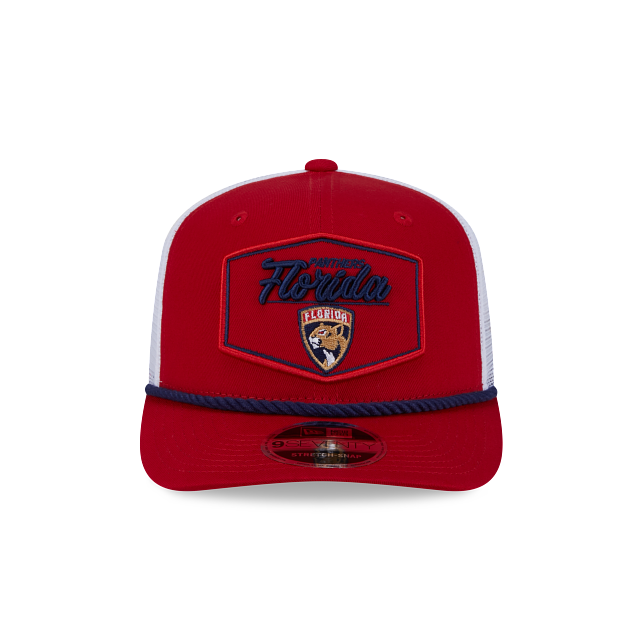 Florida Panthers NHL New Era Men Red 9Seventy Cord Snapback Hat product image 7, provided for visual reference and product