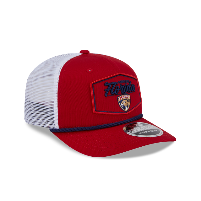 Florida Panthers NHL New Era Men Red 9Seventy Cord Snapback Hat product image 6, provided for visual reference and product