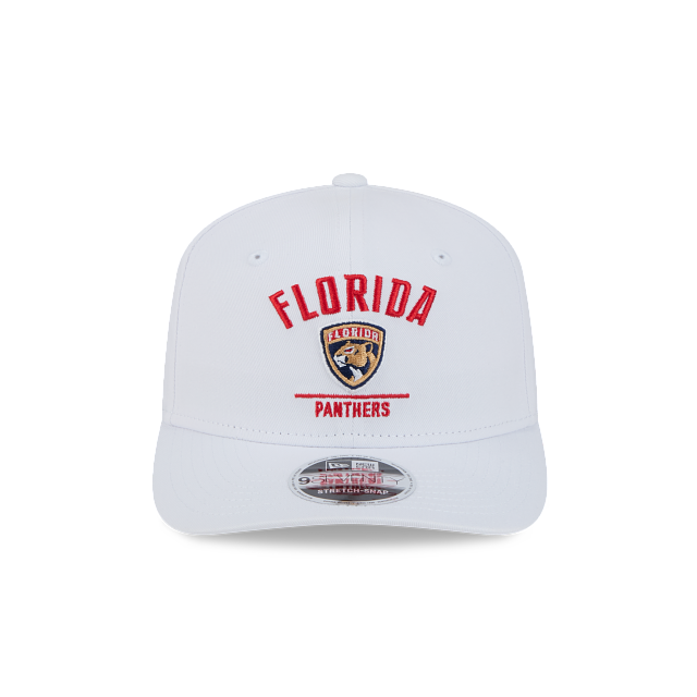 Florida Panthers NHL New Era Men White 9Seventy Snapback Hat product image 7, provided for visual reference and product