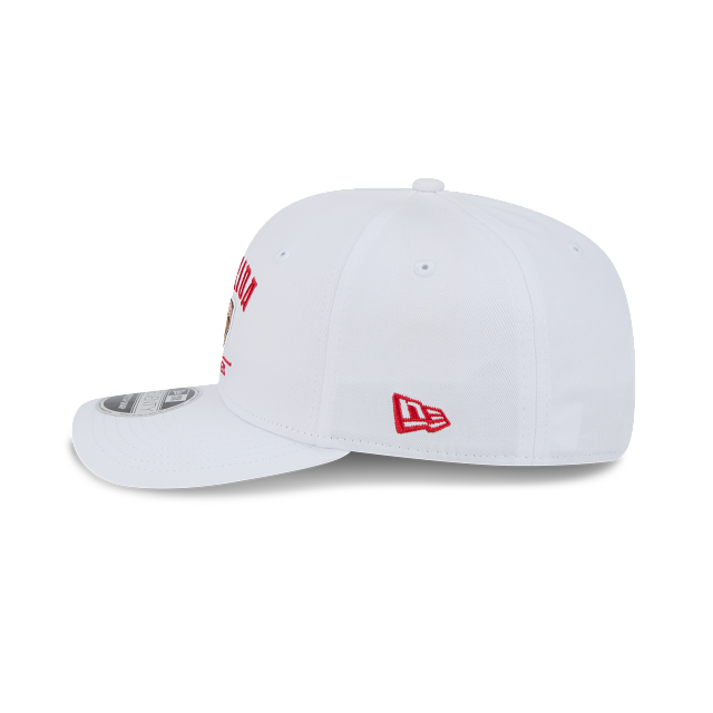 Florida Panthers NHL New Era Men White 9Seventy Snapback Hat product image 5, provided for visual reference and product