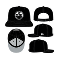 Edmonton Oilers NHL New Era Men Black/White 9Fifty Basic Snapback product image 1, provided for visual reference and product