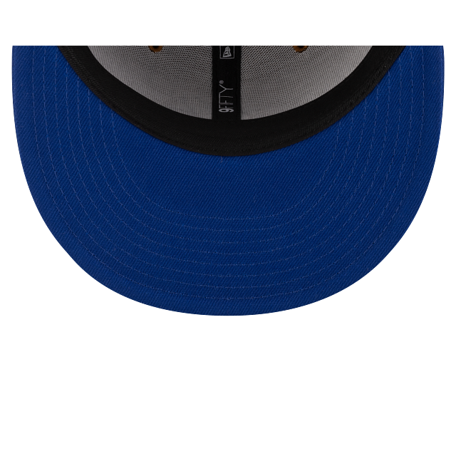 Montreal Expos MLB New Era Men 9Fifty Toasted Peanut/Royal Basic Snapback Hat product image 3, provided for visual reference