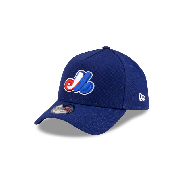 Montreal Expos MLB New Era Men Navy 9Forty A-Frame Snapback product image 1, provided for visual reference and product