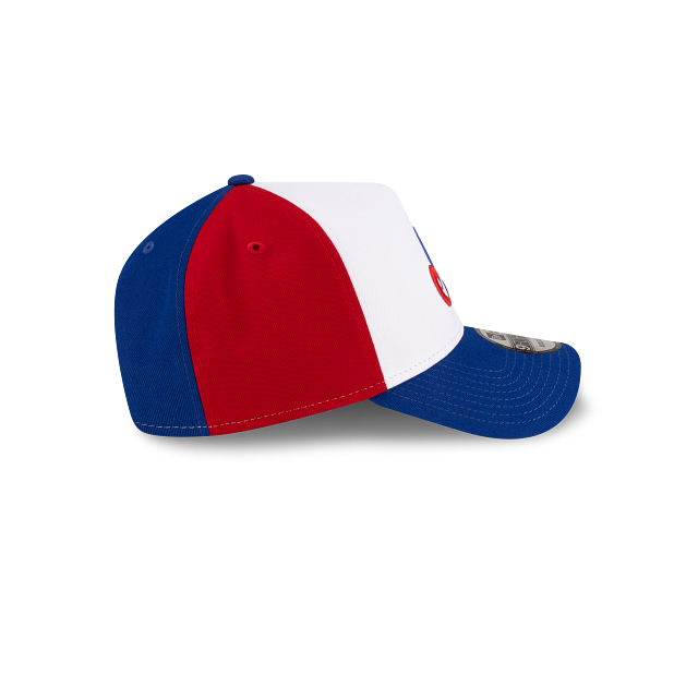 Montreal Expos MLB New Era Men Tricolor 9Forty A-Frame Snapback Hat product image 4, provided for visual reference and