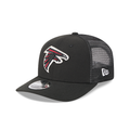 Atlanta Falcons NFL New Era Men Black 9Seventy Stretch Trucker Snapback product image 1, provided for visual reference and