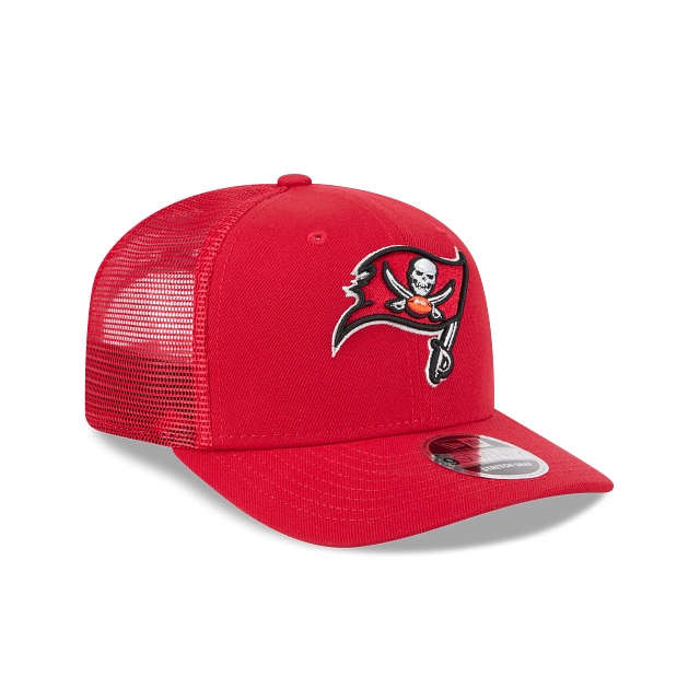 Tampa Bay Buccaneers NFL New Era Men Red 9Seventy Stretch Trucker Snapback product image 6, provided for visual reference