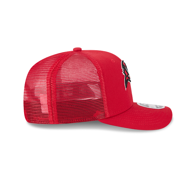Tampa Bay Buccaneers NFL New Era Men Red 9Seventy Stretch Trucker Snapback product image 4, provided for visual reference
