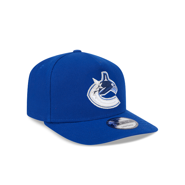 Vancouver Canucks NHL New Era Men Royal 9Fifty A-Frame Snapback product image 6, provided for visual reference and product