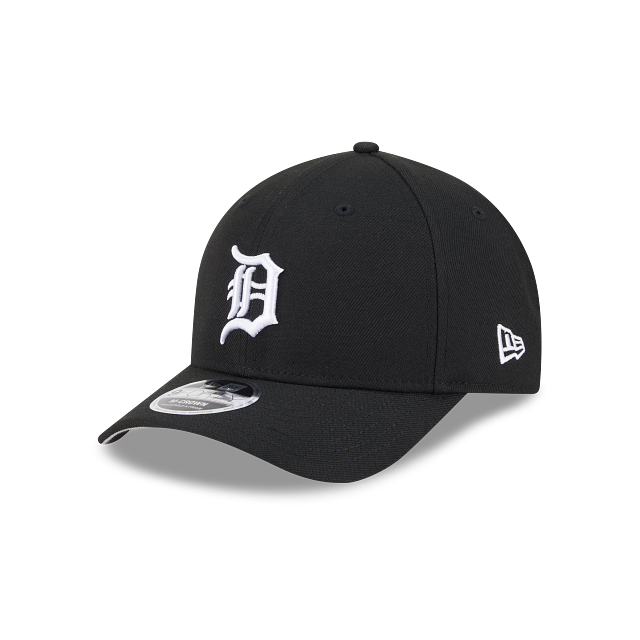Detroit Tigers MLB New Era Men Black 9Forty M-Crown Adjustable A-Frame Hat product image 1, provided for visual reference