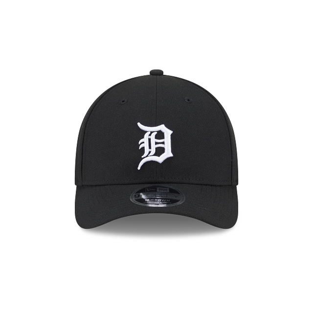 Detroit Tigers MLB New Era Men Black 9Forty M-Crown Adjustable A-Frame Hat product image 5, provided for visual reference