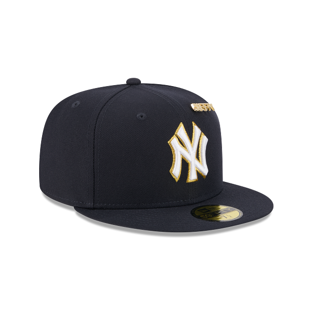 New York Yankees MLB New Era Men Navy 59Fifty Day FN Fitted Hat product image 6, provided for visual reference and product