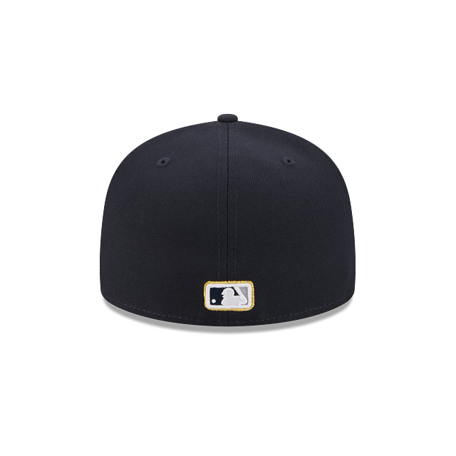 New York Yankees MLB New Era Men Navy 59Fifty Day FN Fitted Hat product image 2, provided for visual reference and product
