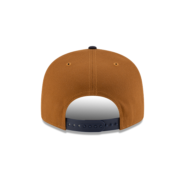 New York Yankees MLB New Era Men 9Fifty Peanut/Navy Basic Snapback Hat product image 2, provided for visual reference and