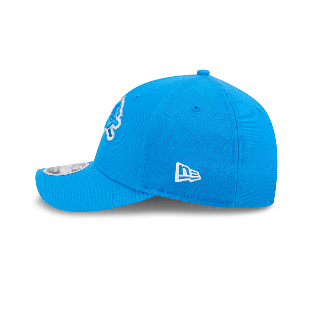 Detroit Lions NFL New Era Men Honolulu Blue 9FORTY M-Crown Snapback Game Hat product image 5, provided for visual reference