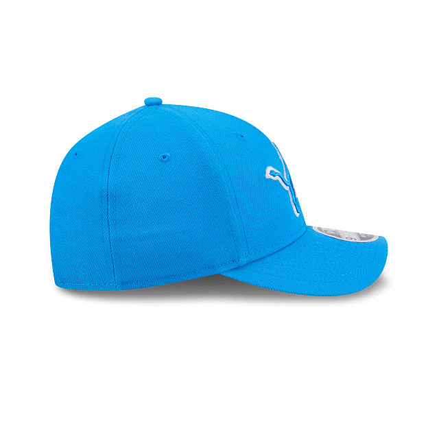 Detroit Lions NFL New Era Men Honolulu Blue 9FORTY M-Crown Snapback Game Hat product image 4, provided for visual reference