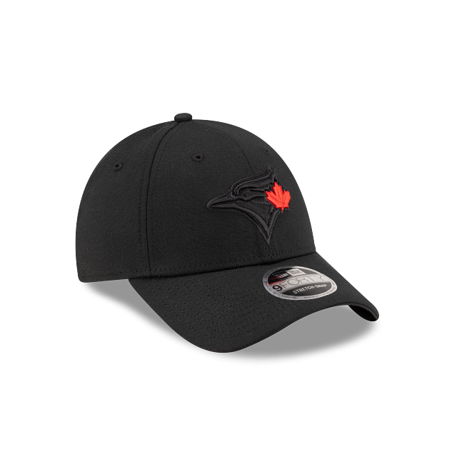 Toronto Blue Jays MLB New Era Men Black Red Leaf 9Forty Stretch Snap Snapback product image 6, provided for visual reference