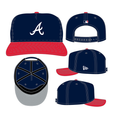 Atlanta Braves MLB New Era Men Navy/Red 19Twenty Player Replica Snapback product image 1, provided for visual reference and