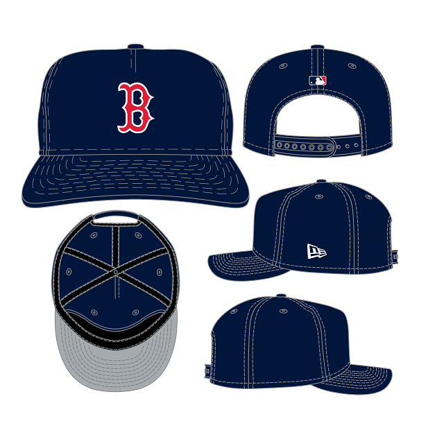Boston Red Sox MLB New Era Men Navy 19Twenty Player Replica Snapback product image 1, provided for visual reference and