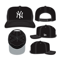 New York Yankees MLB New Era Men Black/White 19Twenty Snapback product image 1, provided for visual reference and product