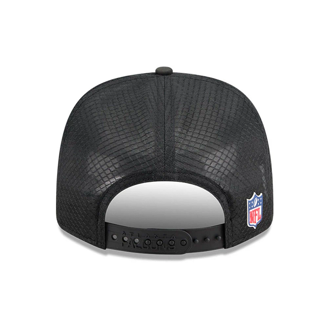 Atlanta Falcons NFL New Era Men Black 9Seventy 2025 Sideline Hot Weather Trucker Snapback product image 2, provided for