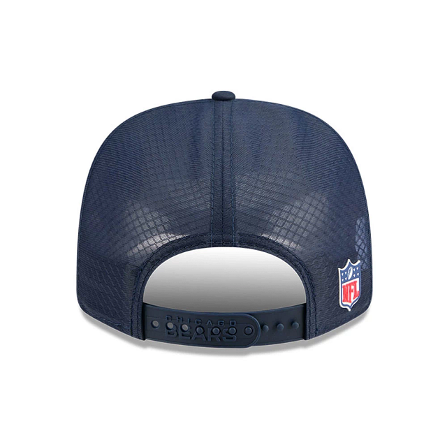 Chicago Bears NFL New Era Men Navy 9Seventy 2025 Sideline Hot Weather Trucker Snapback product image 4, provided for visual