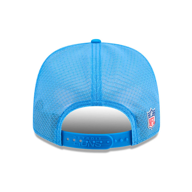 Detroit Lions NFL New Era Men Honolulu Blue 9Seventy 2025 Sideline Hot Weather Trucker Snapback product image 2, provided