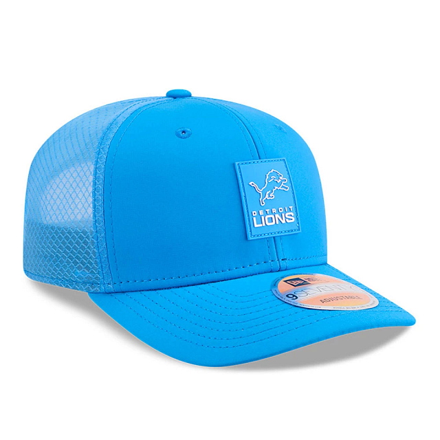 Detroit Lions NFL New Era Men Honolulu Blue 9Seventy 2025 Sideline Hot Weather Trucker Snapback product image 4, provided