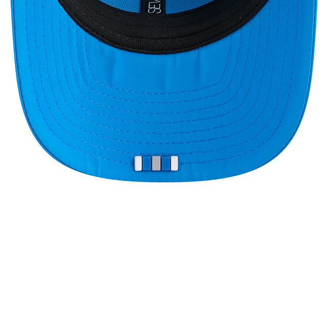 Detroit Lions NFL New Era Men Honolulu Blue 9Seventy 2025 Sideline Hot Weather Trucker Snapback product image 8, provided