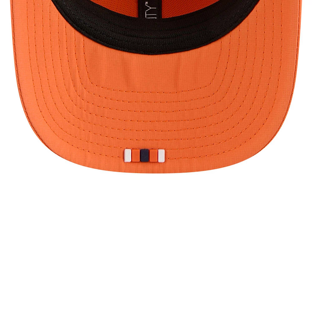 Denver Broncos NFL New Era Men Orange 9Seventy 2025 Sideline Hot Weather Trucker Snapback product image 4, provided for