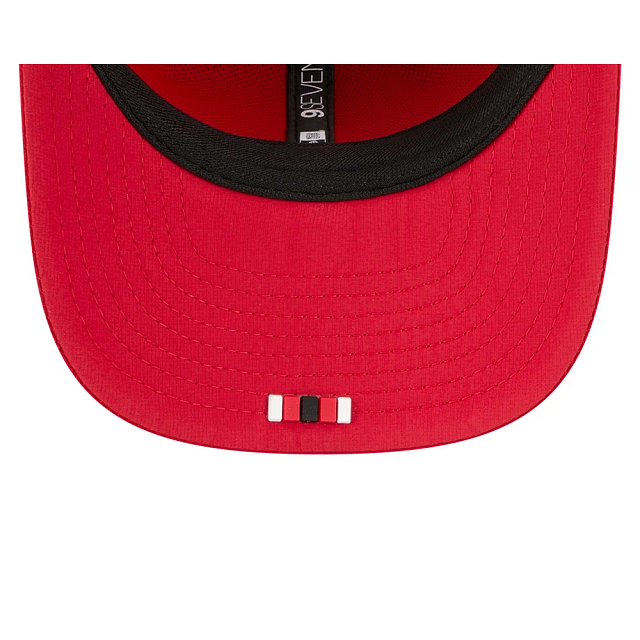 San Francisco 49ers NFL New Era Men Red 9Seventy 2025 Sideline Hot Weather Trucker Snapback product image 5, provided for