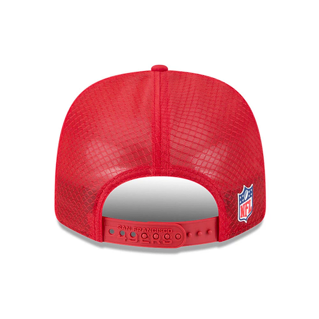 San Francisco 49ers NFL New Era Men Red 9Seventy 2025 Sideline Hot Weather Trucker Snapback product image 2, provided for