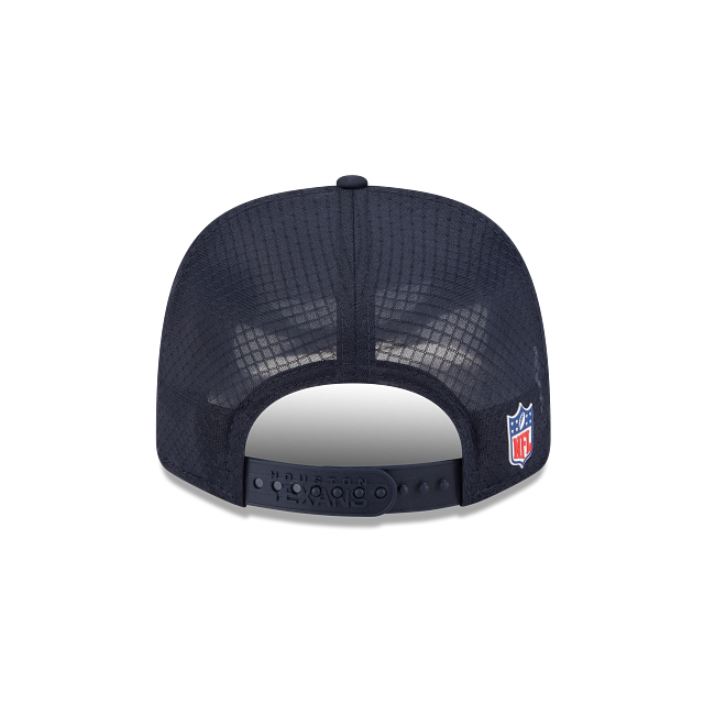 Houston Texans NFL New Era Men Navy 9Seventy 2025 Sideline Hot Weather Trucker Snapback product image 2, provided for visual