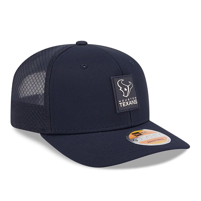 Houston Texans NFL New Era Men Navy 9Seventy 2025 Sideline Hot Weather Trucker Snapback product image 4, provided for visual