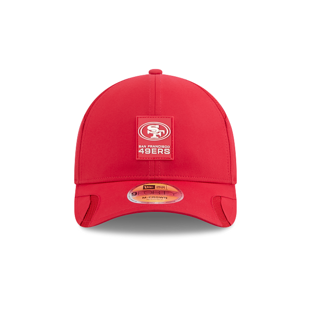 San Francisco 49ers NFL New Era Men Red 9Forty 2025 Sideline M-Crown Snapback product image 3, provided for visual reference