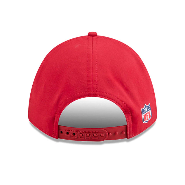San Francisco 49ers NFL New Era Men Red 9Forty 2025 Sideline M-Crown Snapback product image 2, provided for visual reference