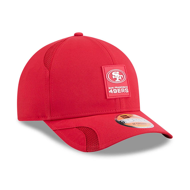 San Francisco 49ers NFL New Era Men Red 9Forty 2025 Sideline M-Crown Snapback product image 5, provided for visual reference