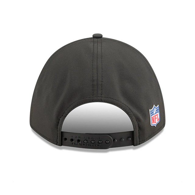 Las Vegas Raiders NFL New Era Men Black 9Forty 2025 Sideline M-Crown Snapback product image 2, provided for visual reference