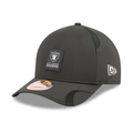 Las Vegas Raiders NFL New Era Men Black 9Forty 2025 Sideline M-Crown Snapback product image 1, provided for visual reference