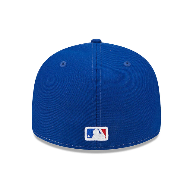 Atlanta Braves MLB New Era Men White/Royal 59Fifty 2023 City Connect Fitted Hat product image 2, provided for visual