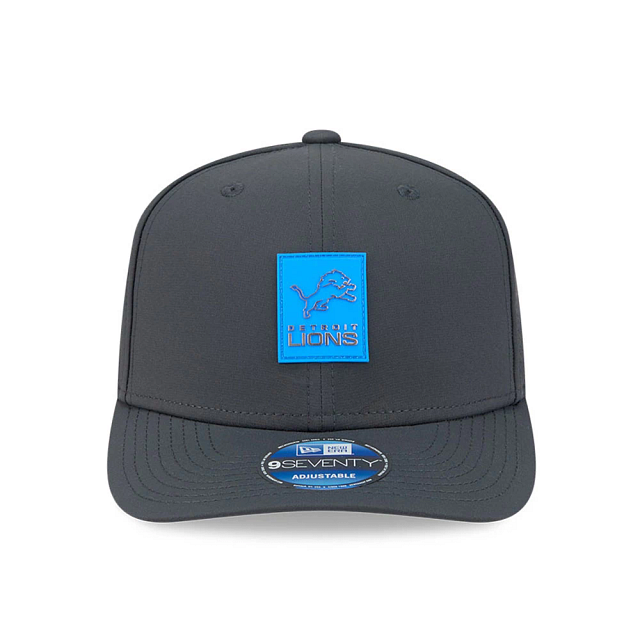 Detroit Lions NFL New Era Men Charcoal 9Seventy 2025 Sideline Stretch Snapback product image 3, provided for visual