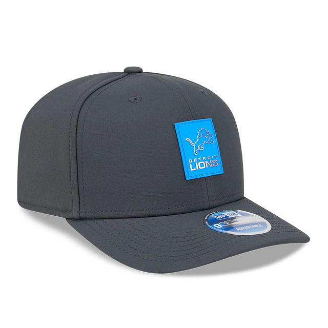 Detroit Lions NFL New Era Men Charcoal 9Seventy 2025 Sideline Stretch Snapback product image 4, provided for visual